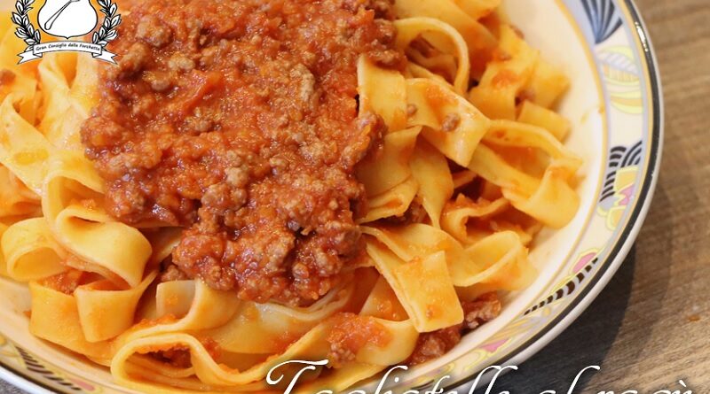 Tagliatelle with ragu