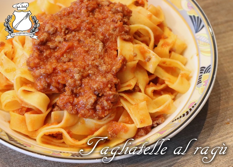 Tagliatelle with ragu